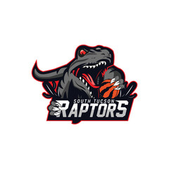 vector illustration of a red and black dragon