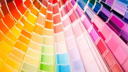 Fototapeta premium Color Spectrum: Paint Swatch Fan 