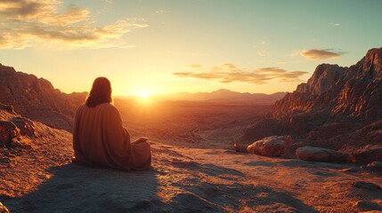 Biblical landscapes and spiritual scenery