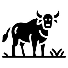 Buffalo Vector Icon