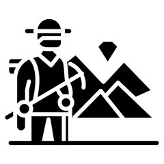 Prospector Vector Icon