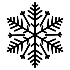 Snow Crystal Vector Icon