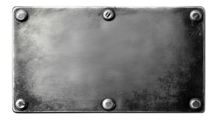 Brushed Metal Texture Background Plate Dark Grey old iron isolated on transparent background