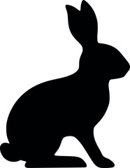 Rabbit silhouette