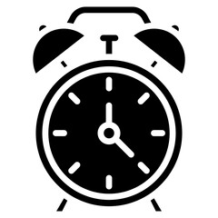 Smart Alarm Clock Vector Icon