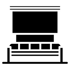 Smart Window Shade Vector Icon