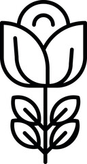 Obraz premium Flower icon vector illustration