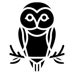 Barn Owl Vector Icon