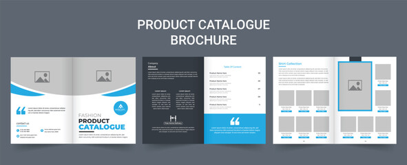 Creative product catalog brochure or fashion and multipurpose portfolio, catalogue template, furniture product catalog brochure. Modern product catalog design and catalogue design