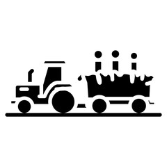 Hayride Vector Icon