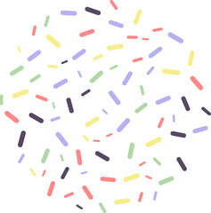 Colorful abstract sprinkles background 