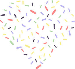 Colorful abstract sprinkles background 