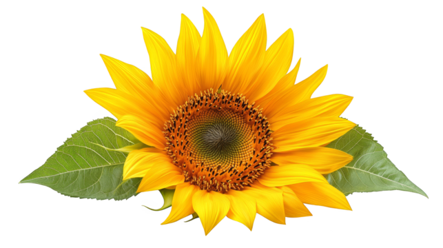 Vibrant sunflower png, highquality transparent background image for design and creative projects