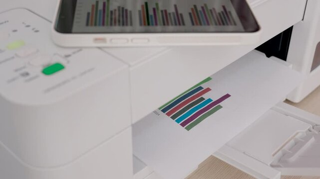 Multifunction printer with printing, scanning, copying and printing functions via smartphone