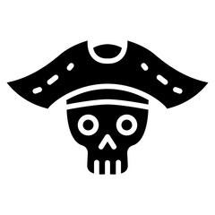 Pirate Hat Vector Icon