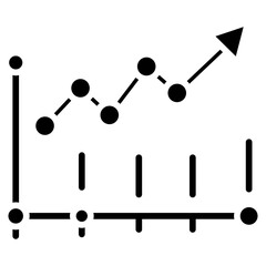 Growth Chart Vector Icon