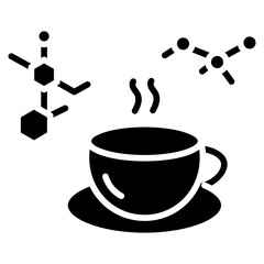 Coffee Chemistry Vector Icon