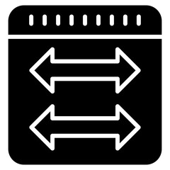 Data Compression Vector Icon