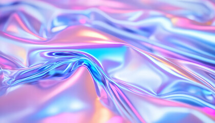 Abstract Holographic Fabric Texture