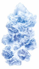 Fototapeta premium Abstract Ice Mountain Range, Cold, Majestic, Whimsical, Fantasy, Unique, Art, Design