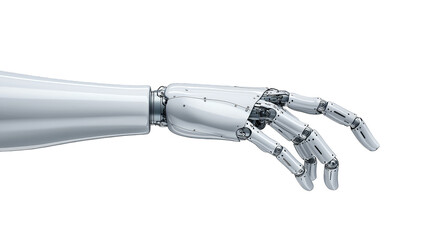 Robotic arm technology, automation and innovation in a vibrant colorful background