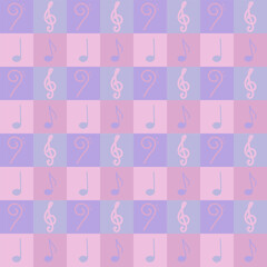 pastel music pattern