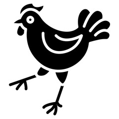 Piri Piri Chicken Vector Icon