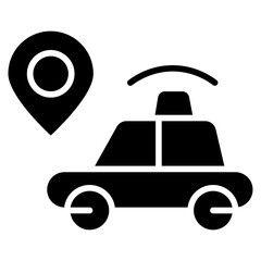 Vehicle Tracker Vector Icon