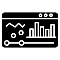 Film Analytics Vector Icon
