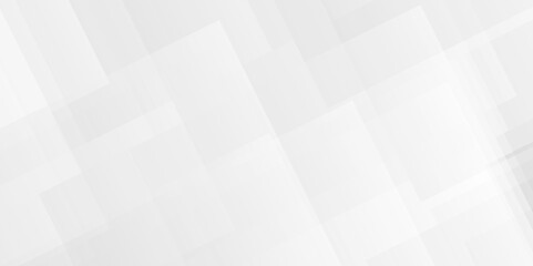 	
White and gray overlap triangle geometric technology pattern. minimal rectangle randomly arranged white lines transparent web square background layers. overlapping presentation design.