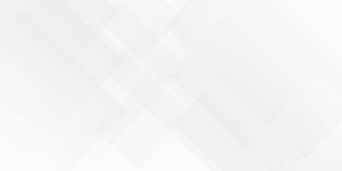White and gray overlap triangle geometric technology pattern. minimal rectangle randomly arranged white lines transparent web square background layers. overlapping presentation design.