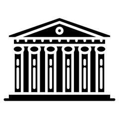 Parthenon Vector Icon