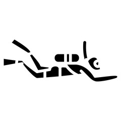 Diving Vector Icon