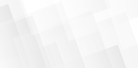 Abstract white and gray overlap triangle geometric technology pattern. minimal rectangle randomly white lines transparent web square background layers. overlapping presentation design.	
