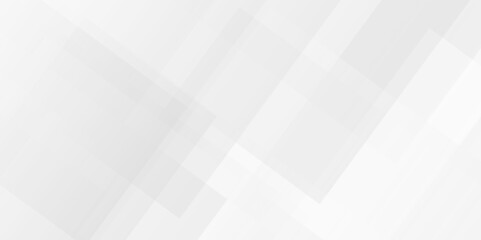 White and gray overlap triangle geometric technology pattern. minimal rectangle randomly arranged white lines transparent web square background layers. overlapping presentation design.	