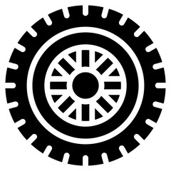 Rain Tires Vector Icon
