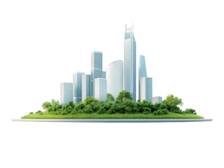 Towering urban landscape, exploring the city's architectural wonders and dynamic cityscape