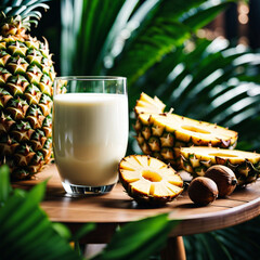 Pineapples and milk