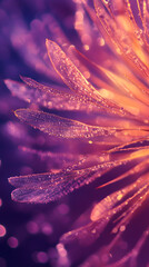 A close-up of the delicate seeds on top, symbolizing hope and new beginnings
