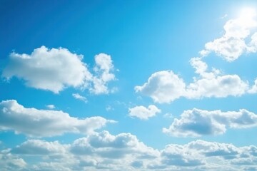 Obraz premium blue sky white cloud