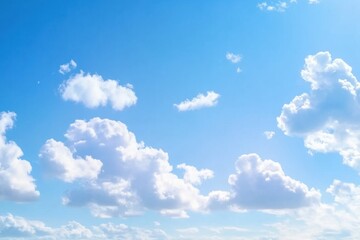 Obraz premium blue sky white cloud