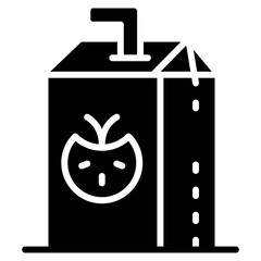 Juice Box Vector Icon