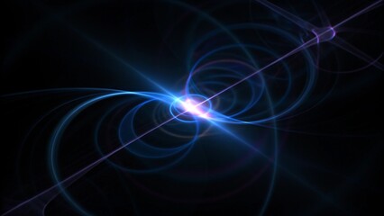 Futuristic abstract energy pattern interlacement. Abstract modern technology background. 