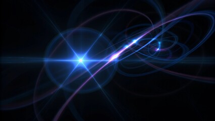Futuristic abstract energy pattern interlacement. Abstract modern technology background. 