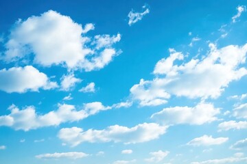 Obraz premium blue sky white cloud