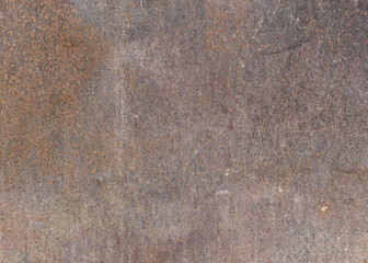Metal background, rust texture, old iron. Corrosion from water, on sheet metal. Rust and oxidized background. Old metal iron sheets.
