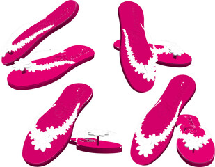 vector sketch illustration design of sandal shoes with for fashion women career going party 