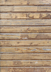 Obraz premium Texture of dry wood. Wooden panel background, yellow texture. Boards horizontally