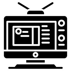 News Studio Vector Icon