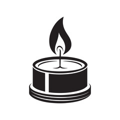 candle design vector